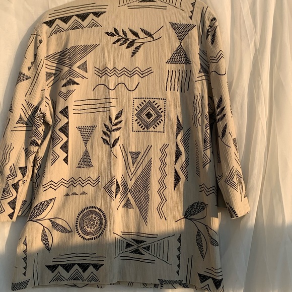 Geometric button down jacket - Picture 13 of 15